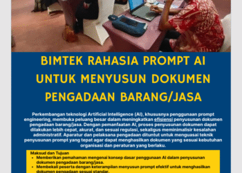 Bimtek Rahasia Prompt AI Untuk Menyusun Dokumen Pengadaan Barang/Jasa – PSKN