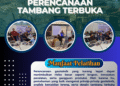 Pelatihan Geoteknik untuk Perencanaan Tambang Terbuka