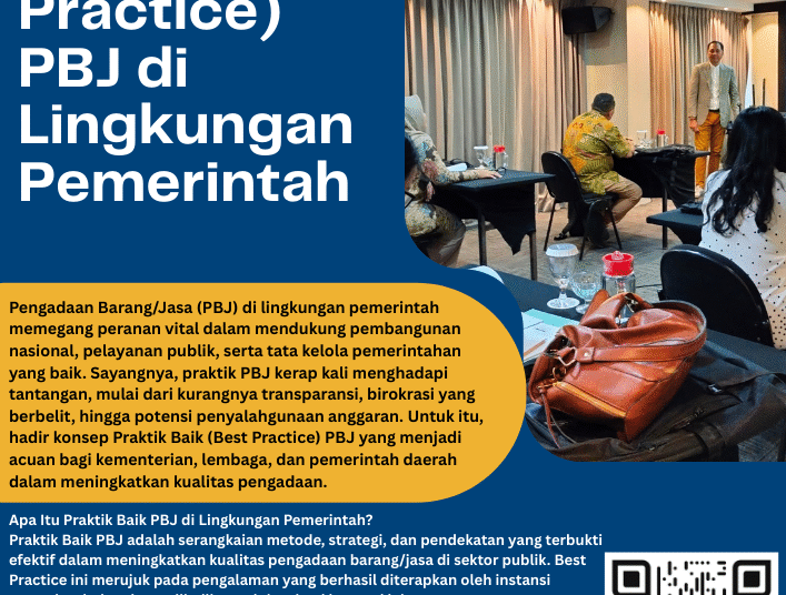 Praktik Baik (Best Practice) PBJ di Lingkungan Pemerintah – PSKN
