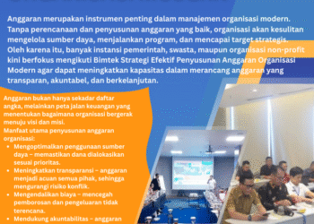 Bimtek Strategi Efektif Penyusunan Anggaran Organisasi Modern – PSKN