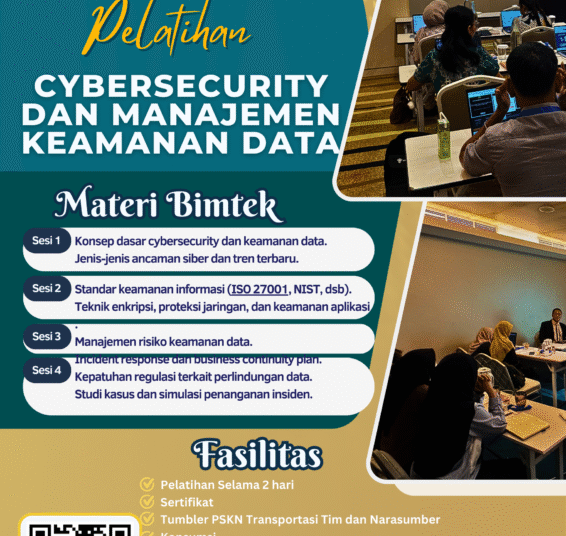 Pelatihan Cybersecurity dan Manajemen Keamanan Data