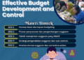 Pelatihan Effective Budget Development and Control