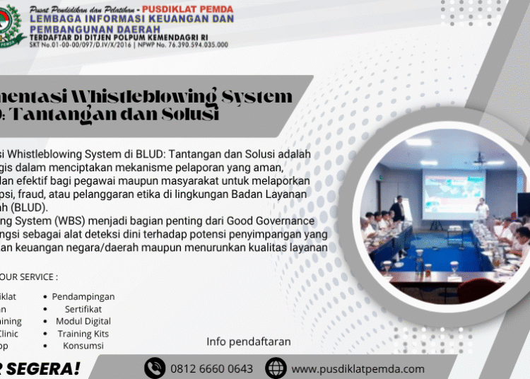 Implementasi Whistleblowing System di BLUD: Tantangan dan Solusi