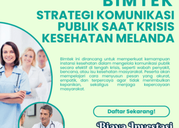 Bimtek Strategi Komunikasi Publik saat Krisis Kesehatan Melanda