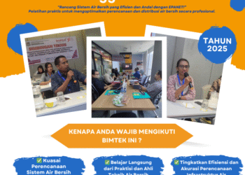 Bimtek Water Distribution System Planning: Optimalisasi Sistem Air Bersih Menggunakan EPANET
