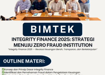 Bimtek Integrity Finance 2025: Strategi Menuju Zero Fraud Institution