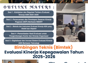 Bimbingan Teknis (Bimtek) Evaluasi Kinerja Kepegawaian Tahun 2025-2026