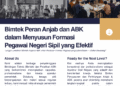 Bimtek Peran Anjab dan ABK dalam Menyusun Formasi Pegawai Negeri Sipil yang Efektif