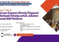Penyusunan Sasaran Kinerja Pegawai (SKP) Berbasis Kinerja untuk Jabatan Fungsional Ahli Pertama