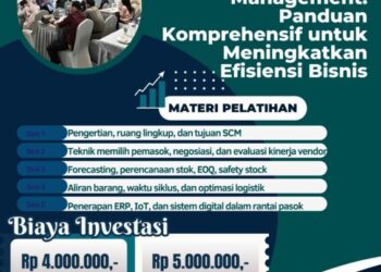 Pelatihan Supply Chain Management: Panduan Komprehensif untuk Meningkatkan Efisiensi Bisnis
