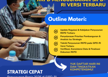 Bimtek Optimalisasi Penyusunan RKPD Menggunakan SIPD-RI Versi Terbaru
