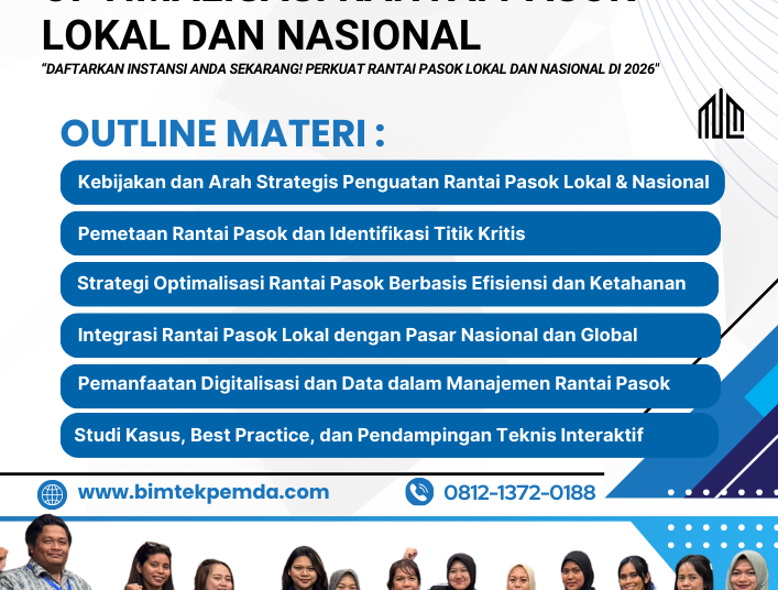 Workshop 2026: Optimalisasi Rantai Pasok Lokal dan Nasional