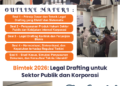 Bimtek 2026: Legal Drafting untuk Sektor Publik dan Korporasi