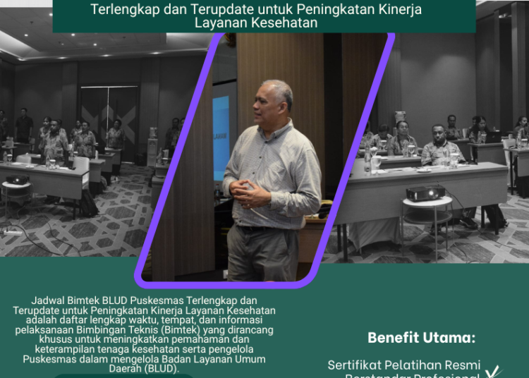 Jadwal Bimtek BLUD Puskesmas Terlengkap dan Terupdate untuk Peningkatan Kinerja Layanan Kesehatan