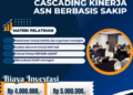 Inhouse Training Penyusunan dan Cascading Kinerja ASN Berbasis SAKIP