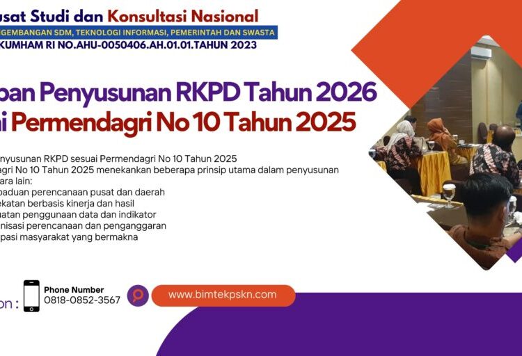 Tahapan Penyusunan RKPD Tahun 2026 sesuai Permendagri No 10 Tahun 2025