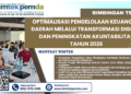 Bimtek Optimalisasi Pengelolaan Keuangan Daerah melalui Transformasi Digital dan Peningkatan Akuntabilitas Tahun 2026